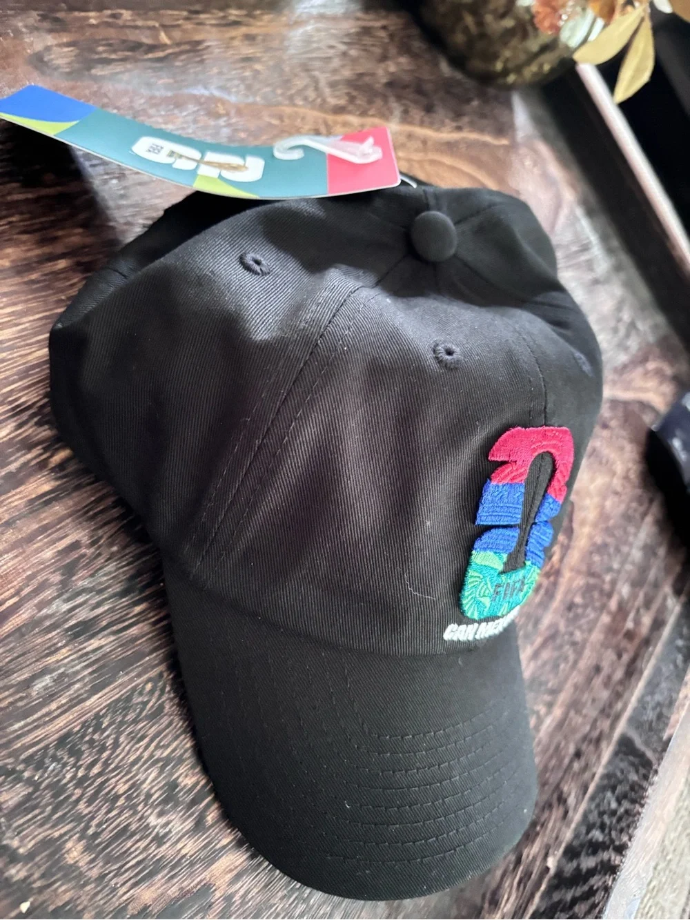 FIFA Black Embroidered World Cup Baseball Cap
